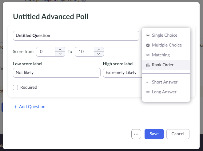 Untitled Advanced Poll
