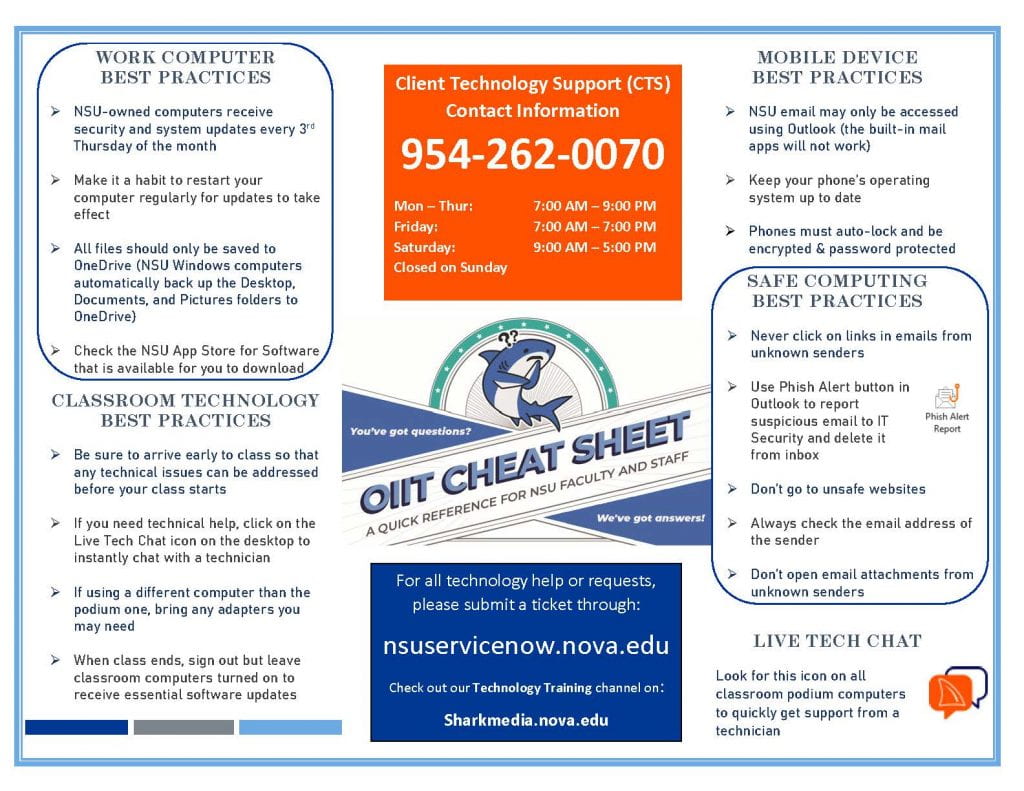 Image of OIIT Cheat Sheet